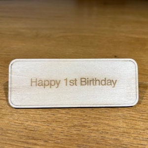 Engraved Gift Tag