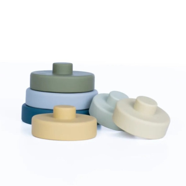 Pellianni - Silicone Stacking Toy - Bluish