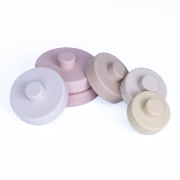 Pellianni - Silicone Stacking Toy - Pinkish