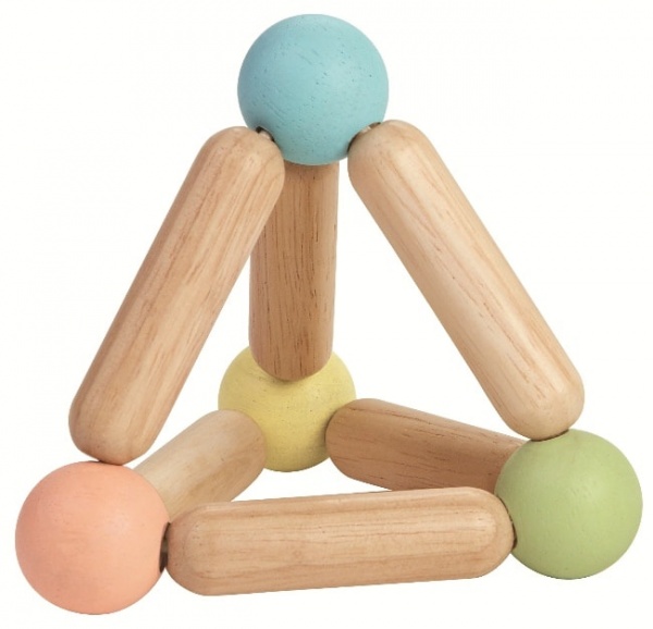 Plan Toys Triangle Clutching Toy - Pastel